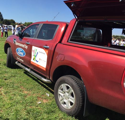 One of the Ford Rangers that will be used as a mobile clinic in the Eastern Cape.