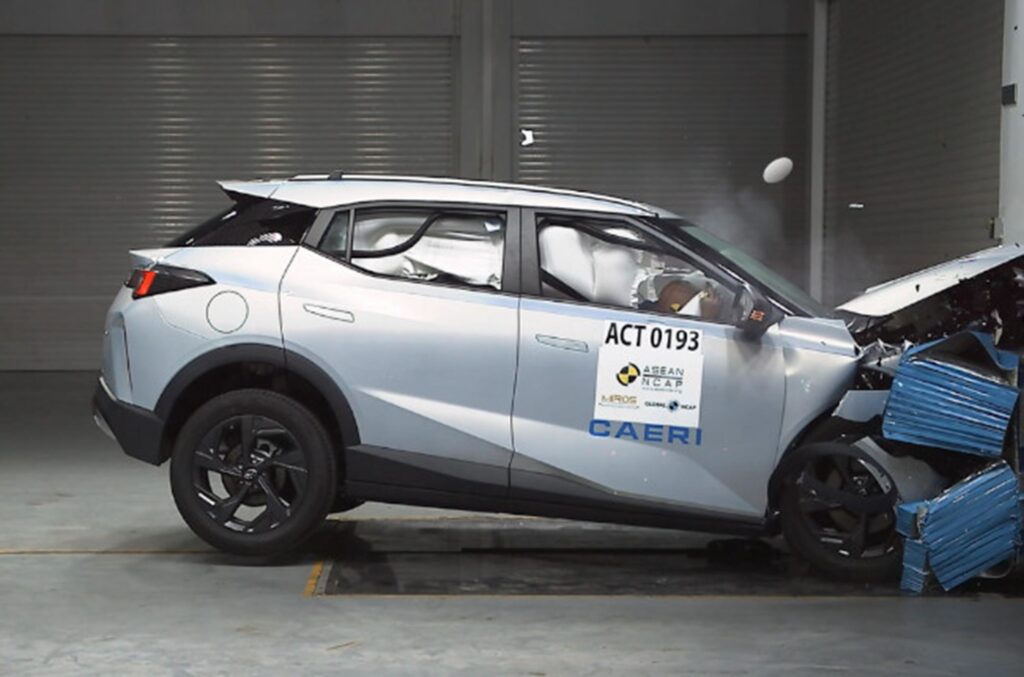 The GAC Motor GS3 EMZOOM earns a five-star ASEAN NCAP rating